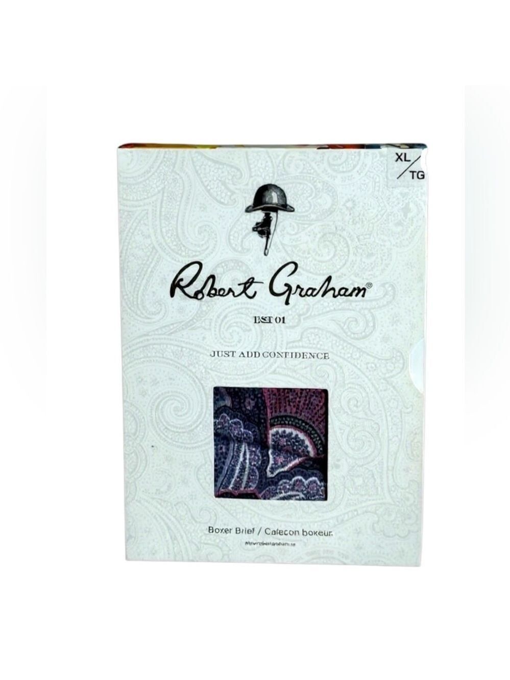Robert Graham Elegant Paisley Boxers XL NIB